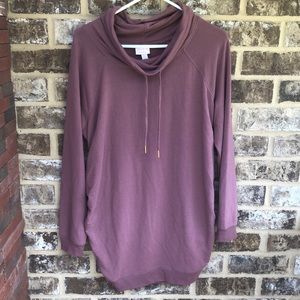 Isabel Maternity Cowlneck sweatshirt